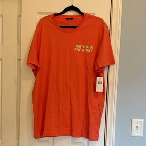 Jordan Craig See You InPatadise Orange Graphic T-Shirt 2XL NWT